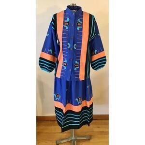 VTG Irene Pulos Tlaquepaque Mexico Skirt Top